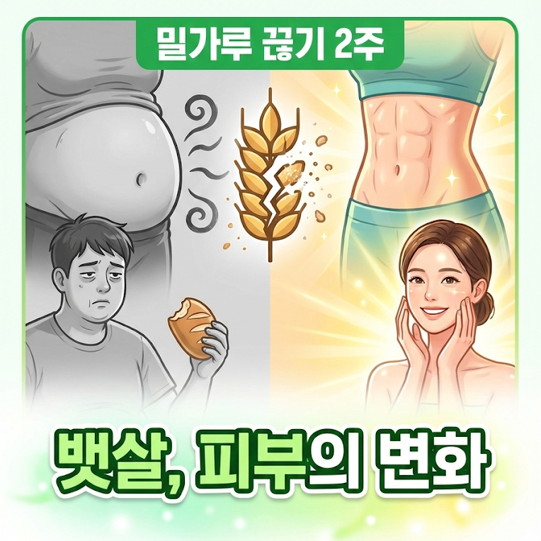 밀가루 끊기 2주차